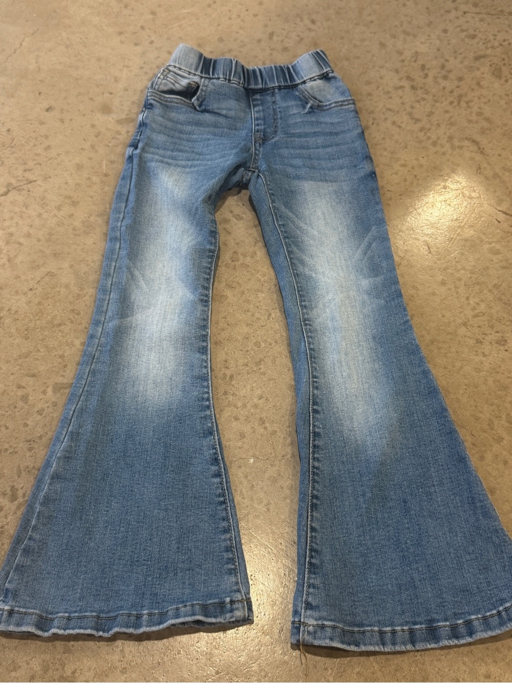Kids Flared Denim Jeans - Light Blue